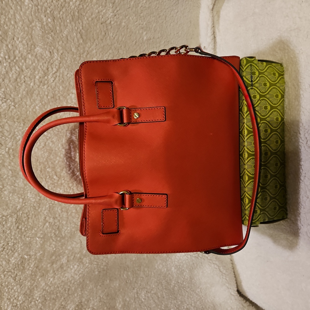 Michael Kors Large Hamilton Tote Watermelon W/ Goldtone Hardware Large - Picture 5 of 8